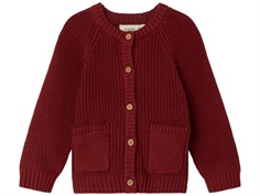 Lil Atelier spiced apple strikcardigan bomuld